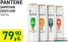 PANTENE ŞAMPUAN ÇEŞİTLERİ 350 ML PANTENE ŞAMPUAN ÇEŞİTLERİ 350 ML